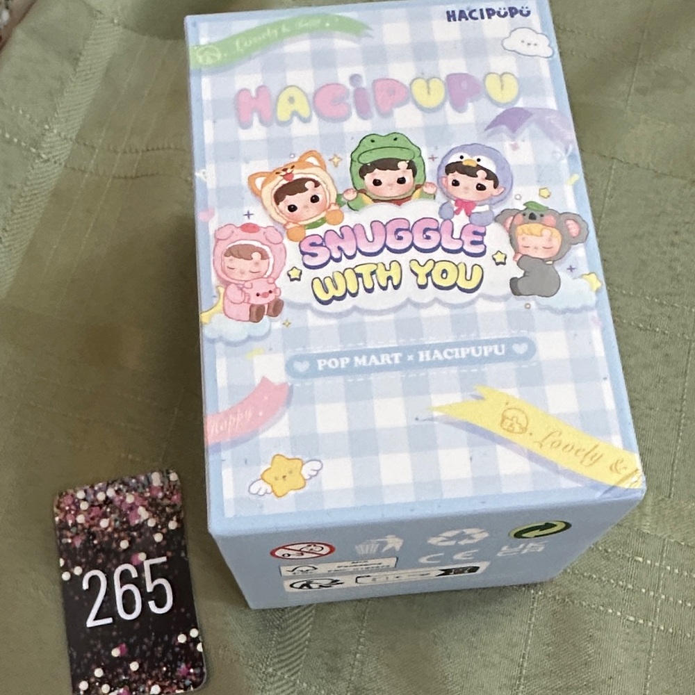 265, NWOT POP MART HACIPUPU Snuggle With You Series Figure Blind Box